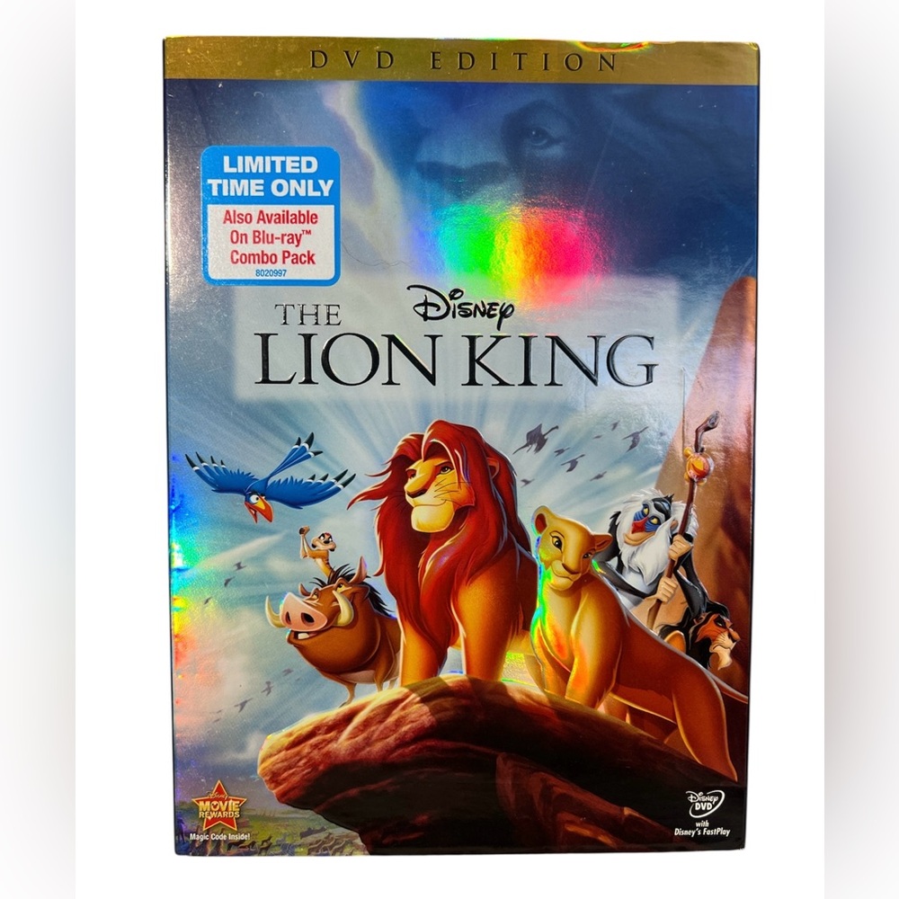 NEW-SEALED! Disney The Lion King DVD